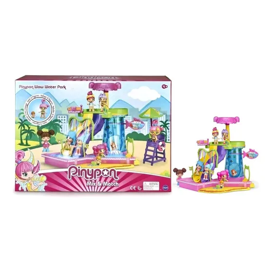 Pinypon Parque De Agua Playset 2 Figuras + Accesorios Famosa