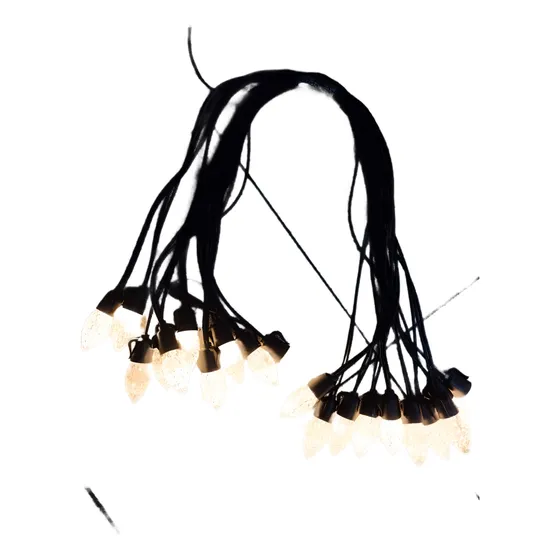Extensión De Luces Calidas Vintage (15 Metros 20 Bombillos)