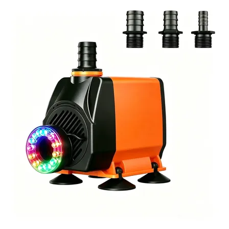 Bomba Submersa Multi 3000l/h Com Luz Led Aquário