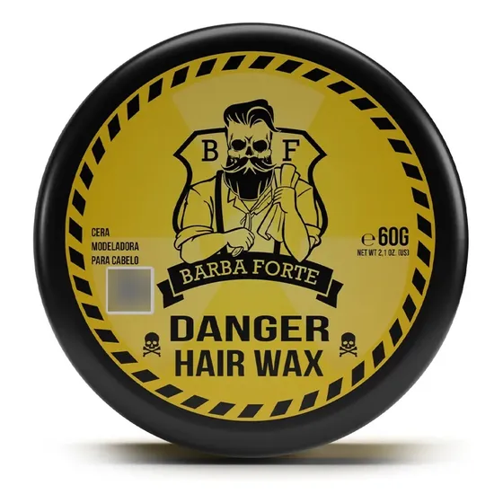 Barba Forte Danger Cera Modeladora Para Cabelo 60g