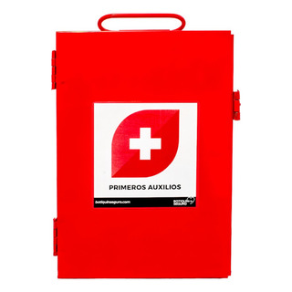 Botiquín De Emergencia Metálico Chico Rojo -botiquin Seguro- Botiquín De Emergencia Metálico Chico Rojo -botiquin Seguro-