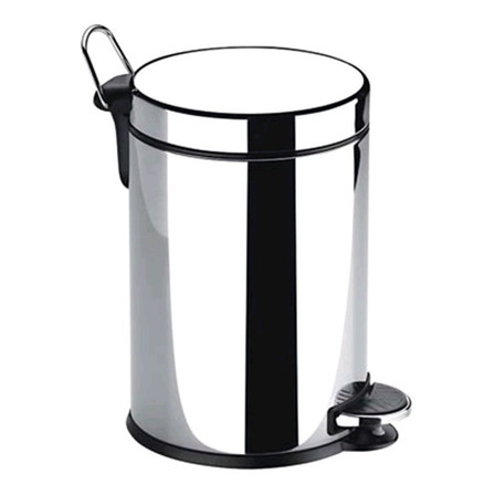 Lixeira Pedal Com Tampa Inox 12 Litros Brinox 3040/203 Cor Inox Lixeira Pedal Com Tampa Inox 12 Litros Brinox 3040/203 Cor Inox
