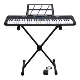 Kit Teclado Musical Kobe Kb-300 5/8 Sensibilidade C/ Suporte Kit Teclado Musical Kobe Kb-300 5/8 Sensibilidade C/ Suporte