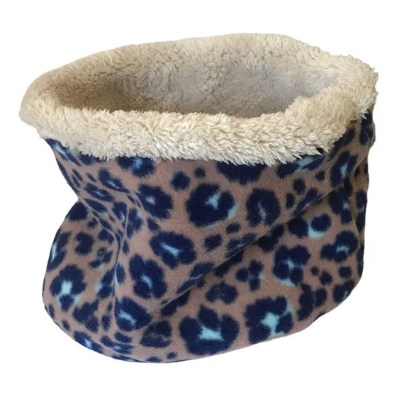 Cuellitos En Corderito Y En Polar Tela Doble, Reversible