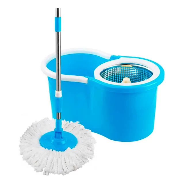 Lampazo Mopa Trapeador Giratorio Acero Sin Pedal Mop Spin