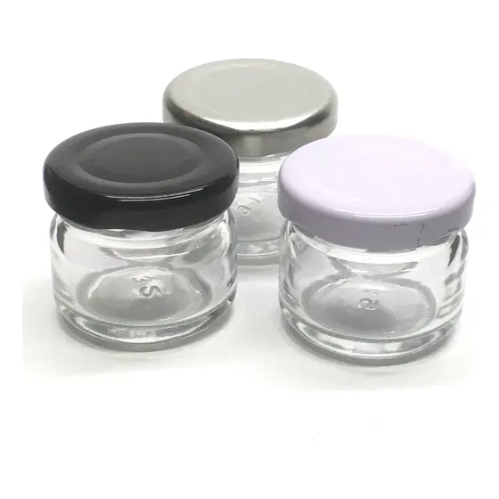 48 Frascos Vidrio 28 Ml Esterilizables Conservas Decoración