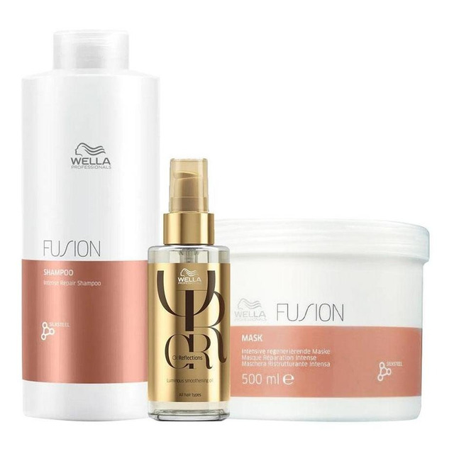 Kit Wella Pro Fusion Sh1l+masc500+oil100 Kit Wella Pro Fusion Sh1l+masc500+oil100