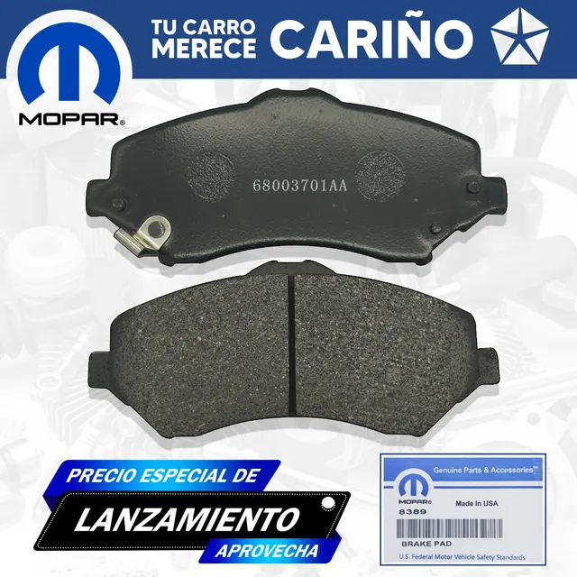 Pastillas Freno Delantera Jeep Cherokee Kk 08-14 Semimetalic