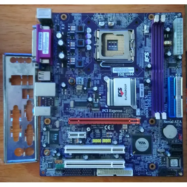 Motherboard | Placa Madre | P4m890t-m | Ddr 2 | 775 | Ecs