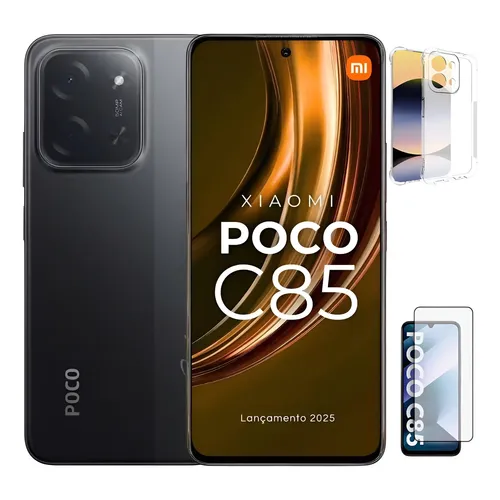 Celular Xiaomi Poco C75 Dual Sim 8gb Ram 256gb C + Cor Dourado