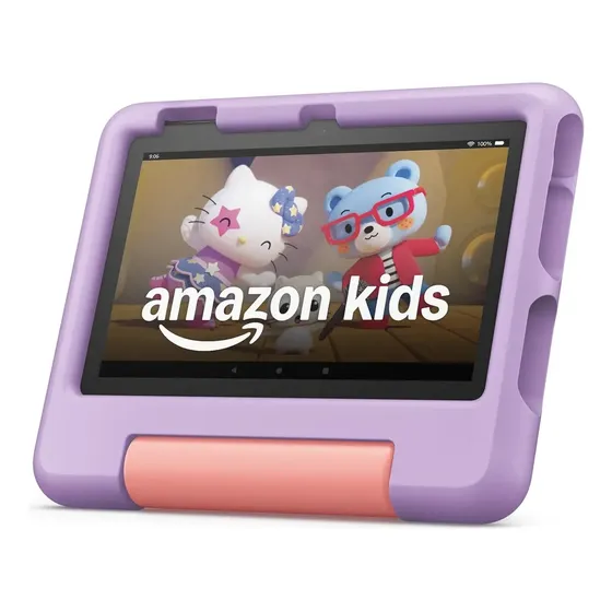Tableta Amazon Fire 7 Kids 3-7 Años Wifi 16gb Color Azul Lila