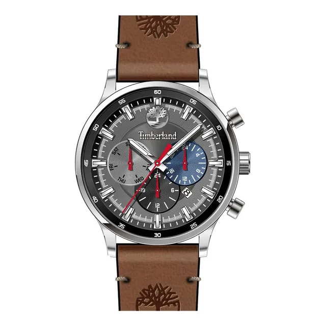 Reloj Multifunción Para Hombre Color Marrón Deportivo