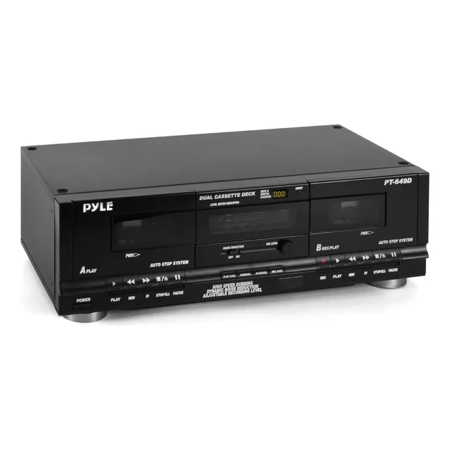 Reproductor Multimedia Digital Con Doble Casete Pyle Home 11