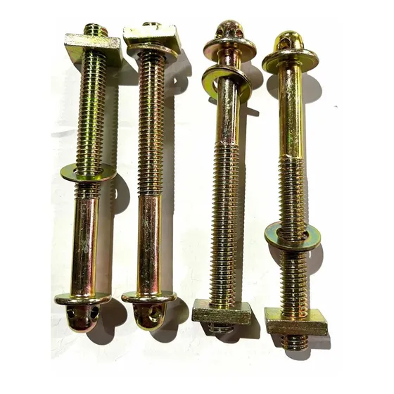 Pernos Para Cama 3/8 X 4 Pulgadas ( 4 Unidades ) // Luney