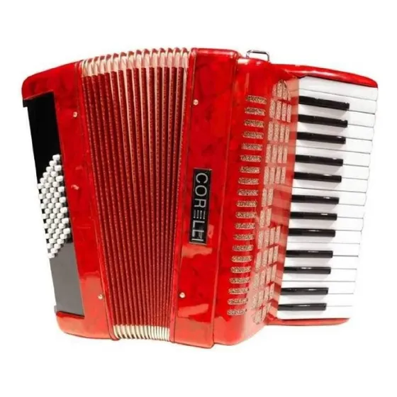 Corelli Jh2014 Acordeon A Piano 30 Teclas 48 Bajos Con Funda