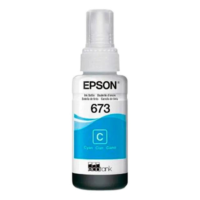 Tinta Epson T673 Cian