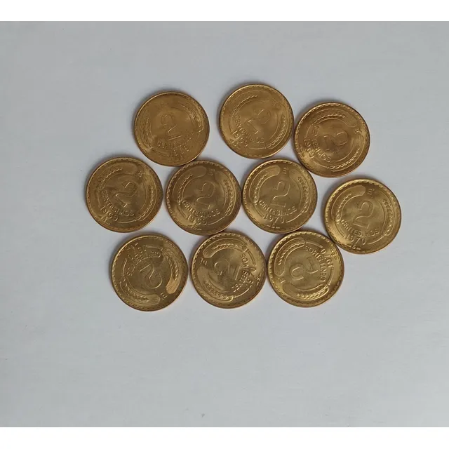 Lote 2 Centésimos Sin Circular