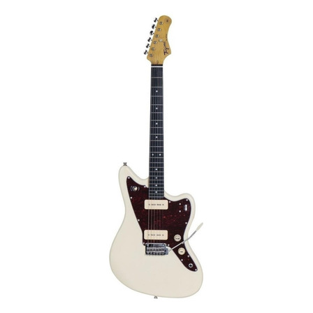 Guitarra Elétrica Tagima Tw Series Tw-61 De Choupo Vintage White Com Diapasão De Madeira Técnica Guitarra Elétrica Tagima Tw Series Tw-61 De Choupo Vintage White Com Diapasão De Madeira Técnica