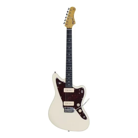 Guitarra elétrica Tagima TW Series TW-61 de choupo vintage white com diapasão de madeira técnica