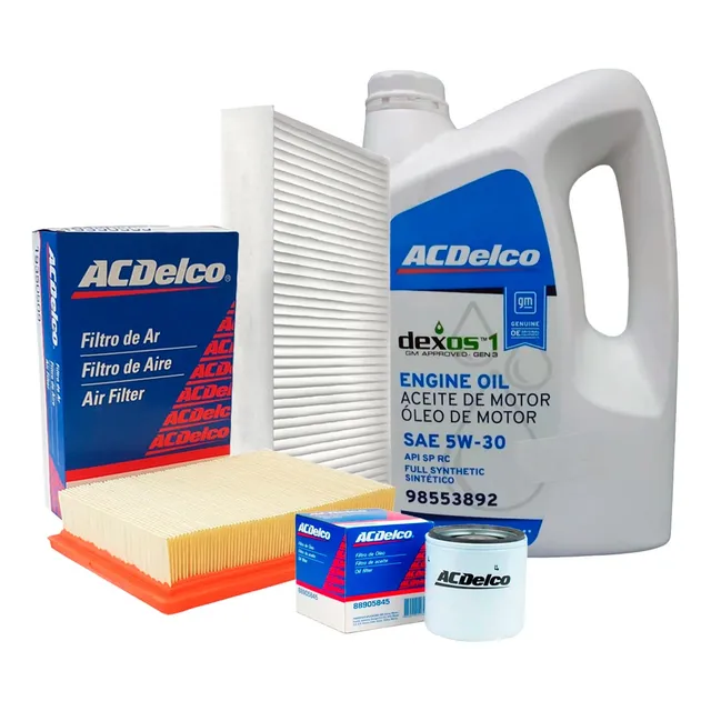 Kit Filtros + Aceite Ac Delco 5w30  Chevrolet Onix / Prisma