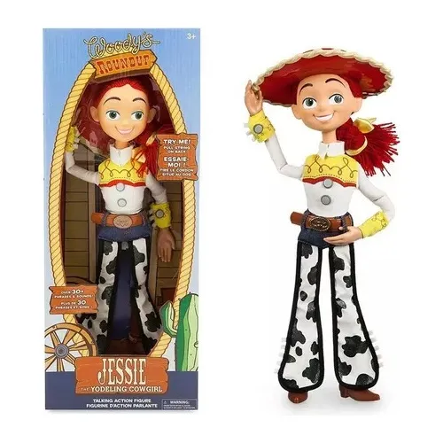 Boneca Jessie Vaqueira Toy Story 38cm - Fala Em Inglês