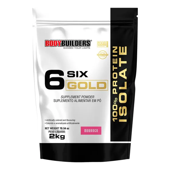 100% Whey Protein Isolate Bodybuilders - Refil 2kg Sabor Morango