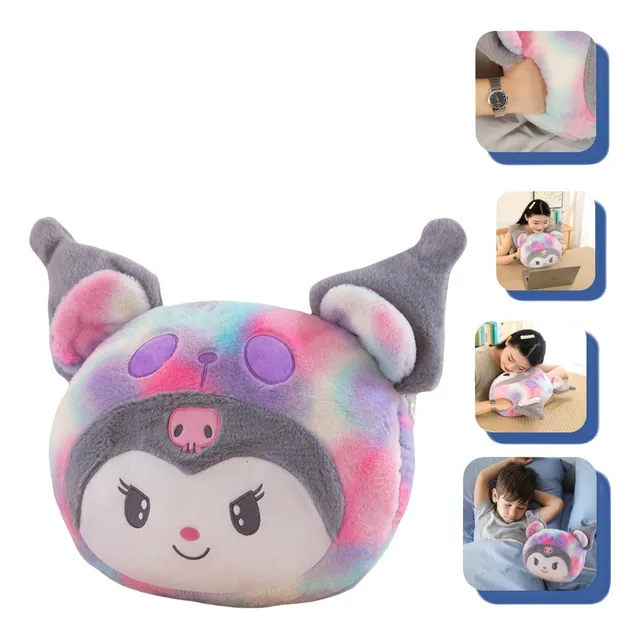Muñeco De Peluche Kuromi Anime Plush Toys Y Bolsa De Felpa 0