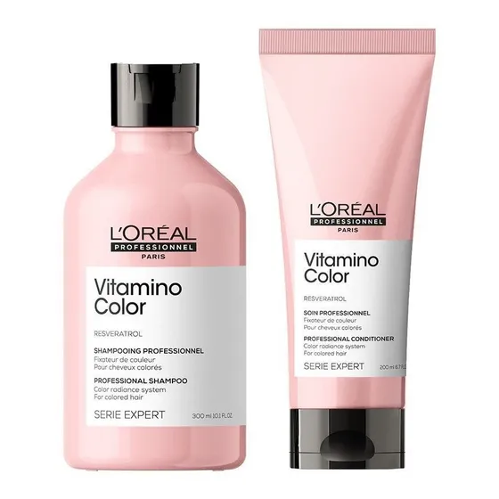 Pack Loreal Vitamino Color Shampoo Y Acondicionador 200ml