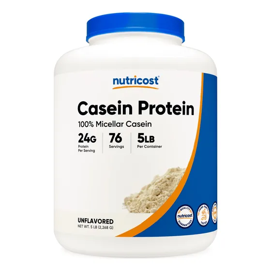 Proteína En Polvo Nutricost Caseína Micelar 2,27 Kg Sin Ogm
