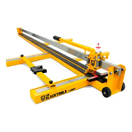 Riscadeira Cortador Manual Pisos Porcelanatos Profissional 160cm Com Guia Laser 27 Rolamentos Ttc1600u The Black Tools
