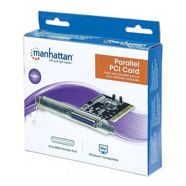 Tarjeta Paralelo Db25 Pci Impresora Lpt Manhattan 158220