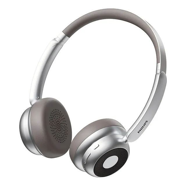 Audífonos Inalámbricos Philips Over-ear Tah1129 Color Plateado