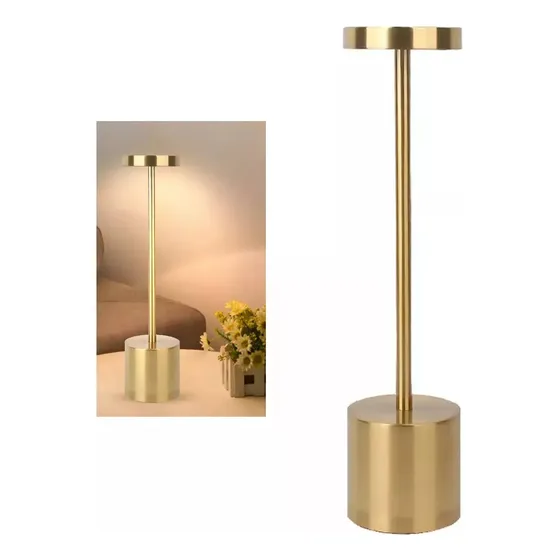 Lámpara Escritorio De Mesa Noche Tricolor Luz Led Recargable