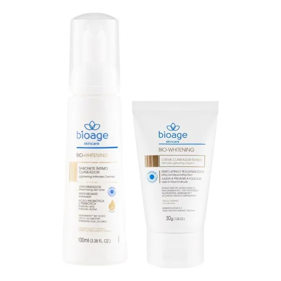 Kit Clareador Para Área Íntima Bioage