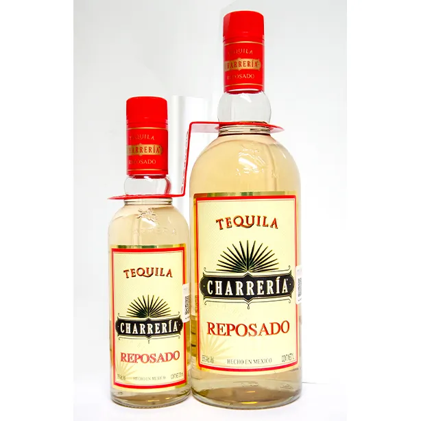 Tequila Charrería Reposado 1l Con Pacha 375ml