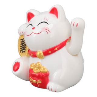 Lámpara Solar Con Forma De Gato De La Suerte, Diseño Chino, Lámpara Solar Con Forma De Gato De La Suerte, Diseño Chino,
