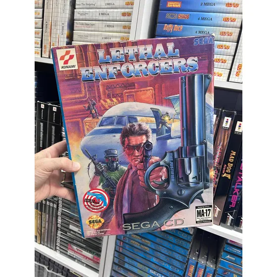 Lethal Enforcers Sega Cd 100% Original Completo Bigbox Raro