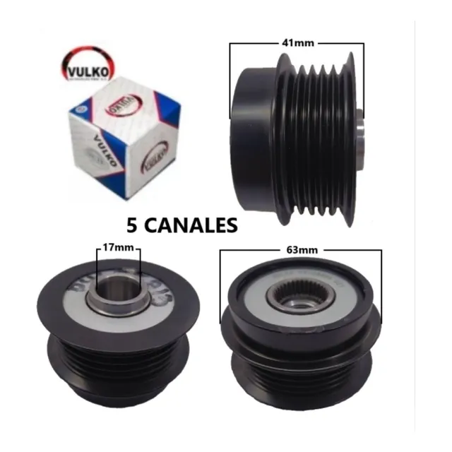 Polea Alternador Clutch Chevrolet Gm Orlando Buick Regal 5c