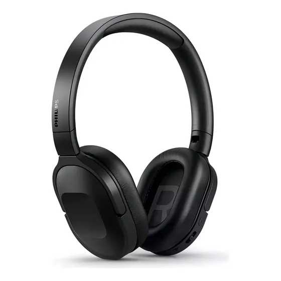 Audífonos Philips Overear Con Nc Tah6506bk/00 Color Negro