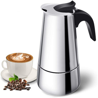 U Chef Cafetera Italiana De Acero Inoxidable 200ml Color Plateado U Chef Cafetera Italiana De Acero Inoxidable 200ml Color Plateado