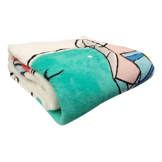 Frazada Coral Infantil La Sirenita 127x152 Cm Manta Flannel