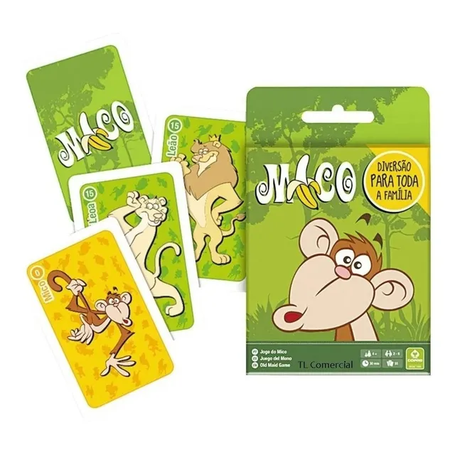 Jogo Do Mico Copag 2-5 Jogadores Memória Baralho Vocabulário