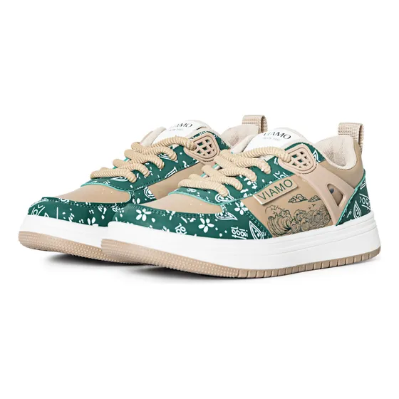 Zapatilla De Mujer Viamo Moda Active Cicero Verde