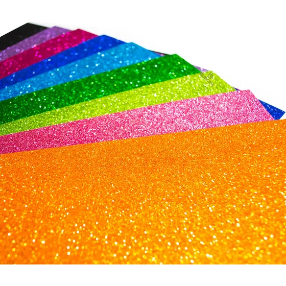 Goma Eva Con Glitter Plancha De 40 X 60 Cm E