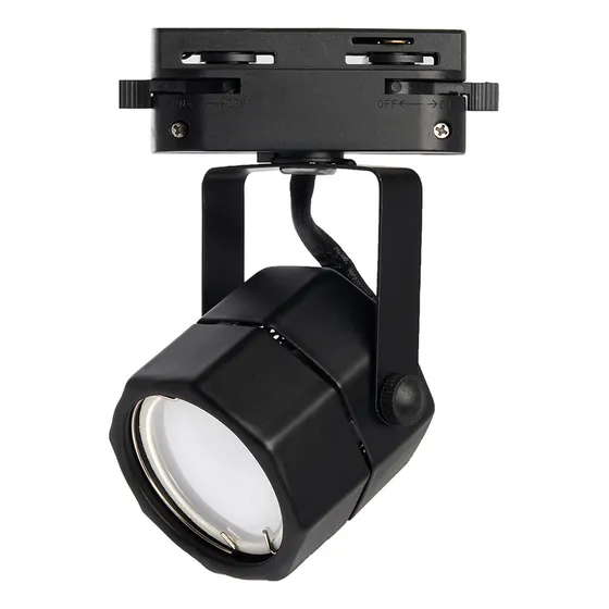 Foco Para Riel Monofásico 1xgu-10 Naira Estructura Negro