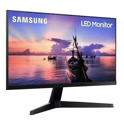 Monitor Led Samsung 22'' Con Diseño Sin Bordes - Lf22t35 Color Negro