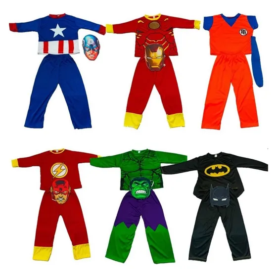Disfraces Pack X 12 Niño Niña Personajes Por Mayor Premium Surtido 3