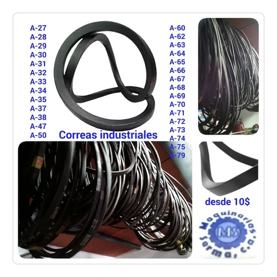Correas Y Accesorios Para Mezcladora Tipo Trompo Siveti, Tc,