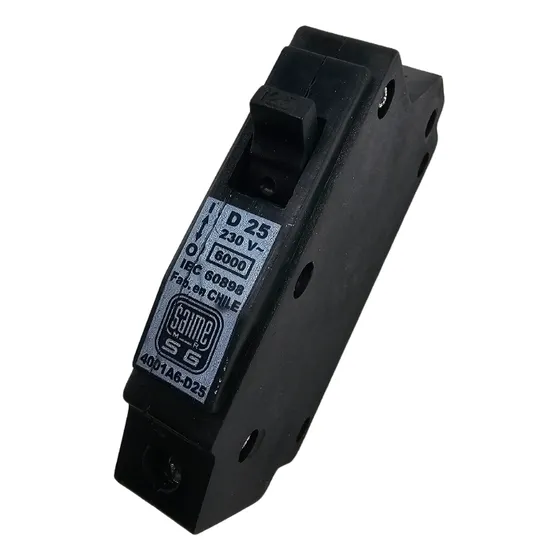 Interruptor Automático 1p 25a (1x25a) 6ka Curva D - Saime