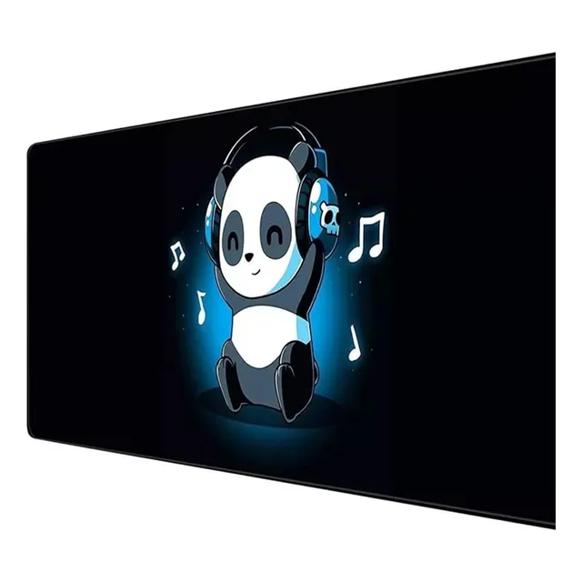 Mouse Pad Gamer Oso Con Audifonos 90x40 Xl Mousepad Pg